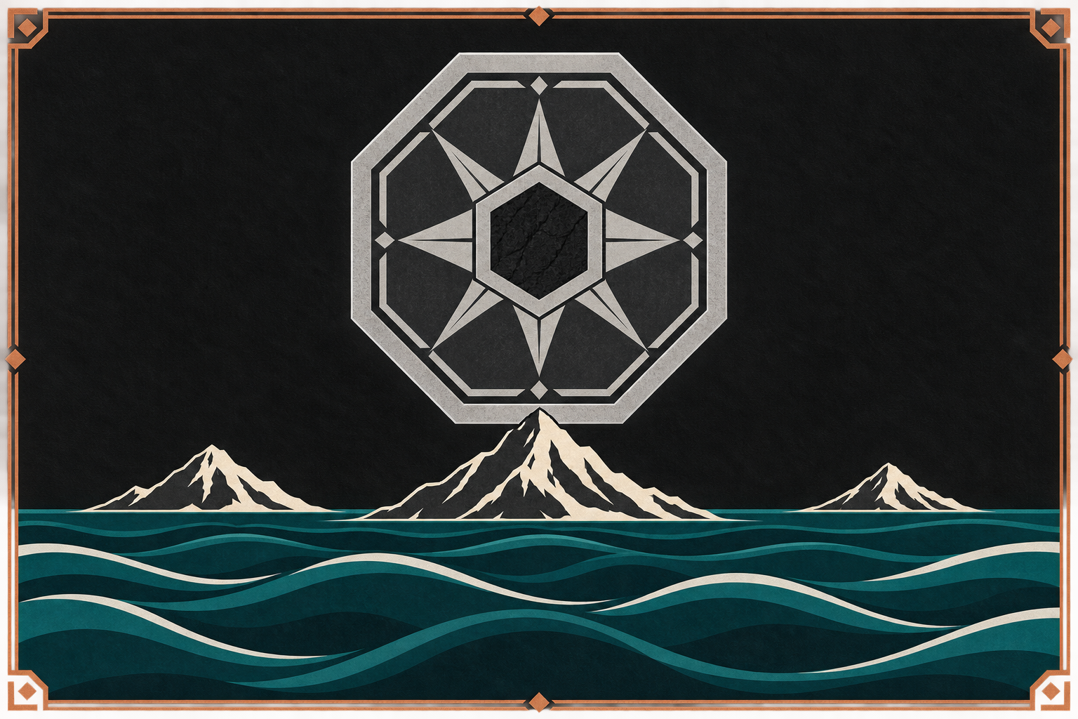 Kara Mühür Adaları flag