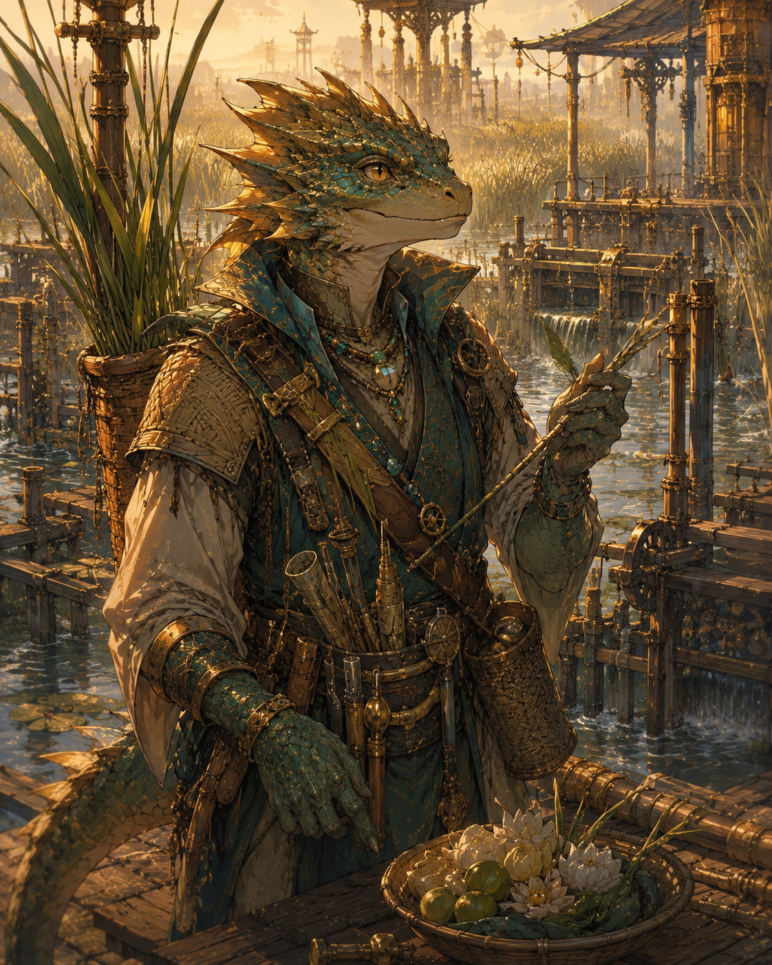 Lizardfolklar portresi